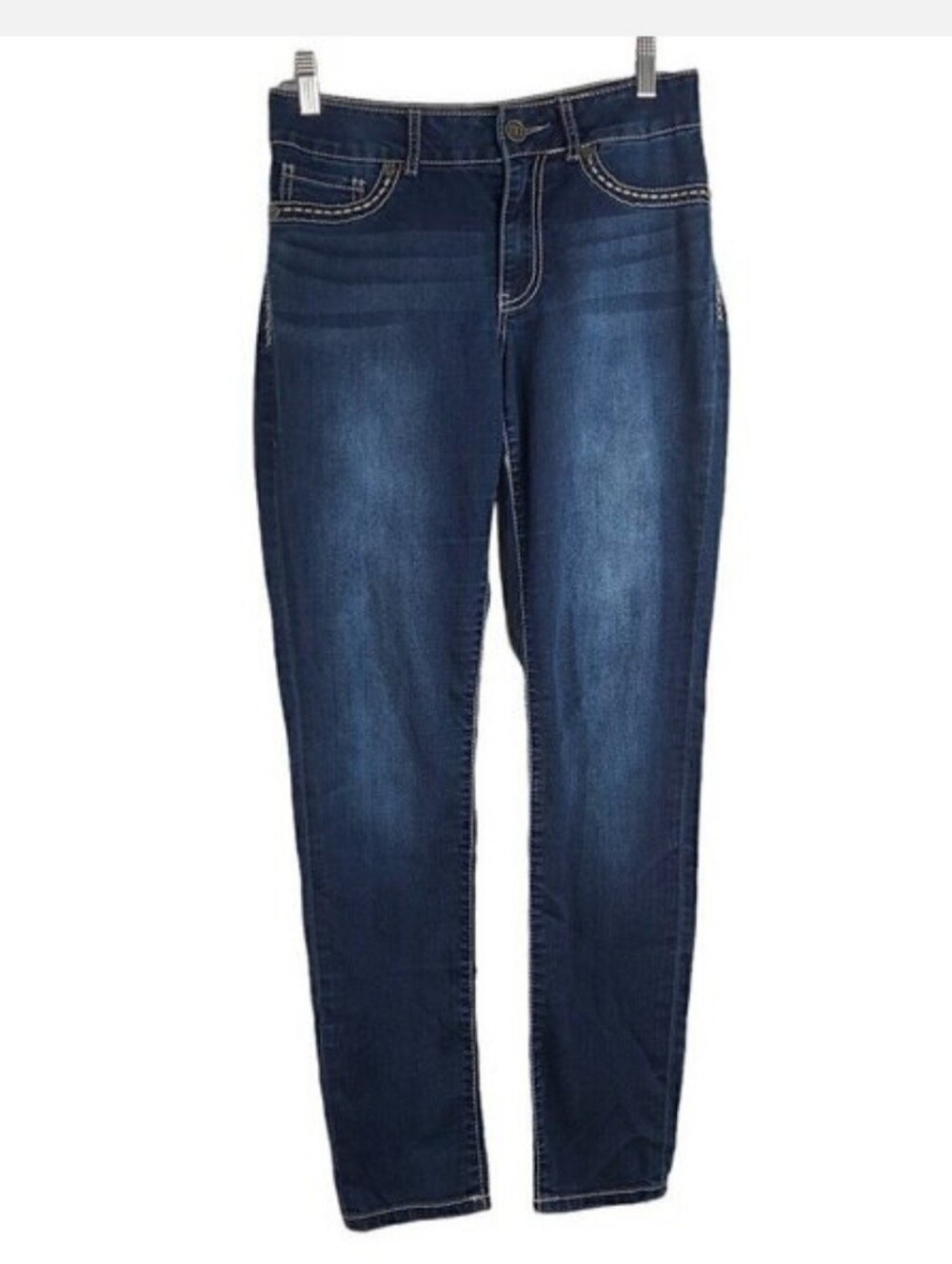 Maurices Dark Wash High Rise Jegging Thick Stitch Jeans